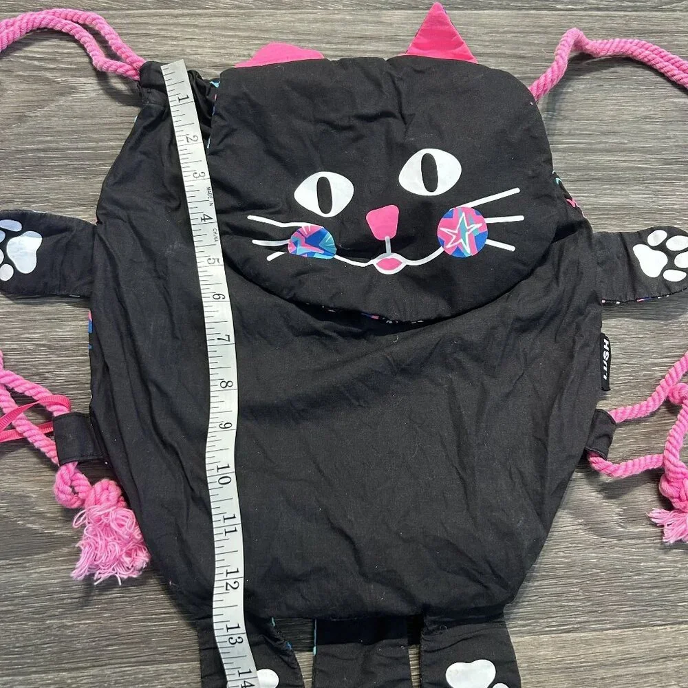 LUSH ReWrap Bewitched Cat Backpack Bag Halloween Limited Organic Cotton Knapsack